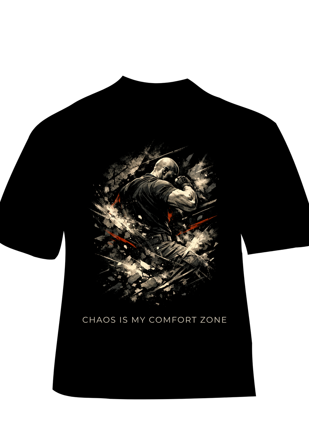 Chaos is my comfort zone. AMK Krav Maga T-Shirt